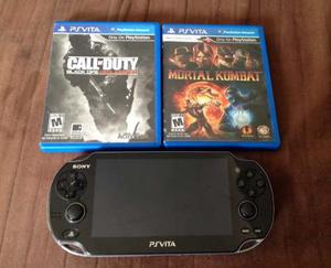 Psp Vita Usado + 2 Juegos