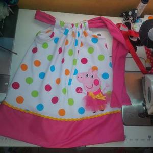 Vestido Niña Bebe Minnie, Peppa, Pig Fresas