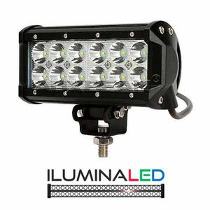 Barra 12 Led 7 Pulgadas 36w Profundidad Spot