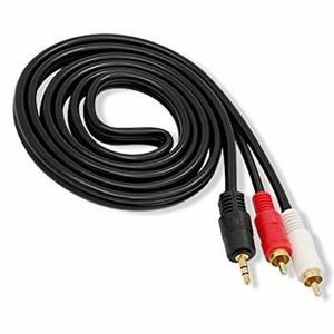 Cable Plug A Rca Auxiliar Audio 1.5 Mts Somos Tienda Fisica