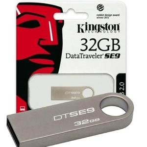 Pendrive Metálico De 32 Gb Kingston (somos Tienda)