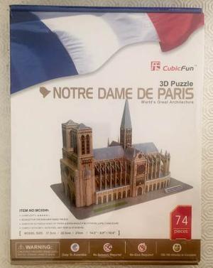 3d Puzzle Cubicfun Iglesia Notre Dame De París