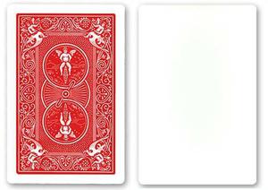 Cartas Bicycle Blancas Con Dorso Rojo Para Trucos De Magia