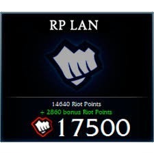 Riot Points Rp Lan/las League Of Legend Varios rp