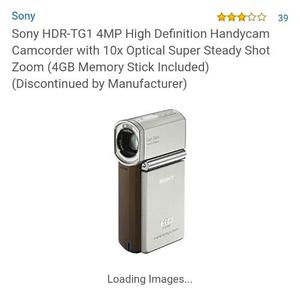 Camara Sony Handycam Modelo Hdr-tg1 Hd 