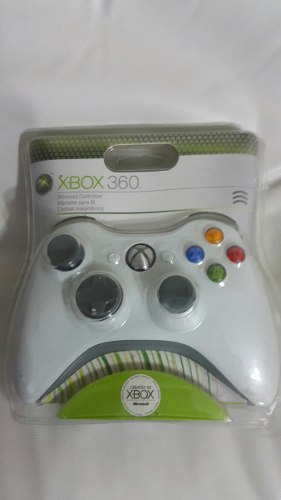 Control Xbox Clásico Blanco Inalambrico En Su Estuche
