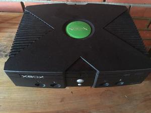 Xbox Clásico Negro Con Dos Controles+chipeado+juegos