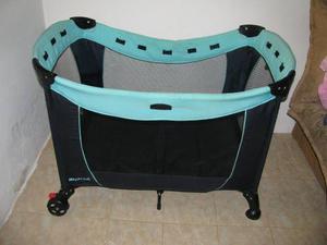 Combo Corral Coche Y Canguro Master Kids Con Pocos Detalles