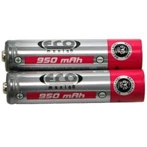 Empaque De 2 Baterias O Plias Recargables Aaa De 950 Mah