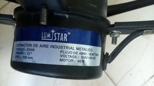 Extrator De Aire Industrial Metalico Usado Sin Aspa Lum Star