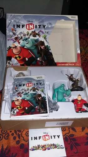 Juego Disney Wii Infinity Starter Pack 1 Con 3 Figuras Nuevo