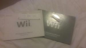 Manuales De Nintendo Wii Originales, + Tapa Y Base De Sensor
