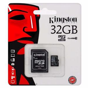 Memoria Kingston De 32gb Clase 10 Micro Sd Con Adaptador