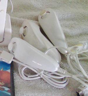 Nunchuck Control Nintendo Wii Blanco Original Usado