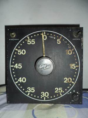 Reloj Fotografíco Antiguo De Laboratorio Cra Lab