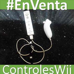 Wii Remoto Y Nunchuck