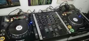 Cdj  Mk3 Pioneer + Mixer Todo Completo