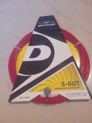 Cuerdas De Tenis Dunlop, 16g (1.3mm) Y 17g (1.22mm)