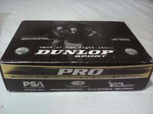 Pelota Squash Dunlop Doble Punto Amarillo Profesional