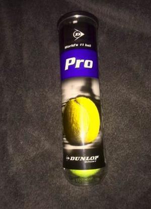Pelotas De Tenis Dunlop Pro 4 Pack Originales