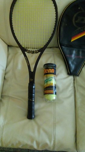 Raqueta De Tenis Dunlop Black Max Usada En Buen Estado