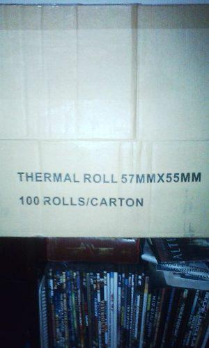 Caja De Rollos Térmicos 57x55mm