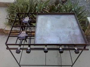 Cocina De Hornilla Con Plancha 60x60