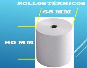 Rollo Térmicos 80x65 Mm Impresora Fiscal Rollos Unidao Caja