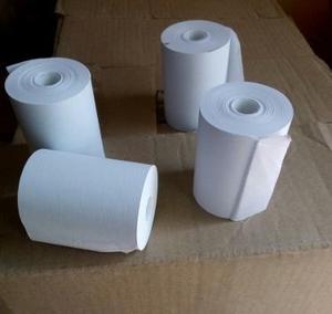 Rollos De Papel Bond De 75x65mm 100% Blancos