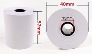 Rollos Termicos 10 Unidades 57mm X 40mm Totalment Blancos