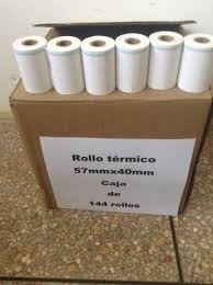 Rollos Termicos 57mmx40mm