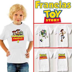 Franelas De Toy Story Modelos Variados Personalizada