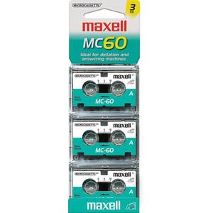 Microcassette Maxell Mc60 Para Grabadora De Periodista