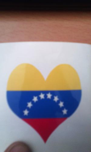 Stiker Venezuela (En Vinil De Corte) Brillante