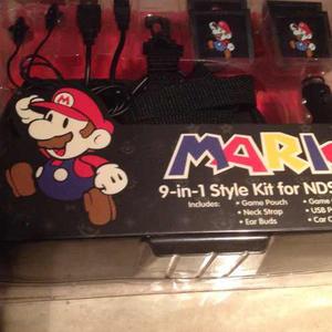 Kit De Accesorios Nintendo Dsi Mario Bross 9 En 1