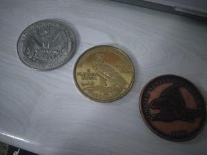 Monedas Gigantes De Estados Unidos - 8.5 Cm De Diametro