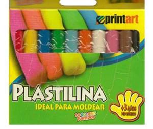 Plastilina 10 Barras Printart (paquete X 12)