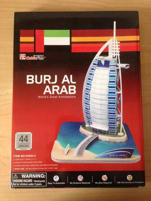 Rompecabezas 3d Cubic Fun - Burj Al Arab Dubai
