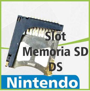 Slot Socket Memoria Nintendo Sd Ds Nuevo Original Tec