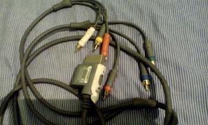 Cable De Audio Y Video Y Transformador Xbox 360