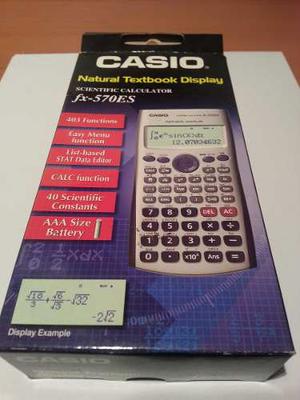 Calculadora Casio Modelo Fx570es