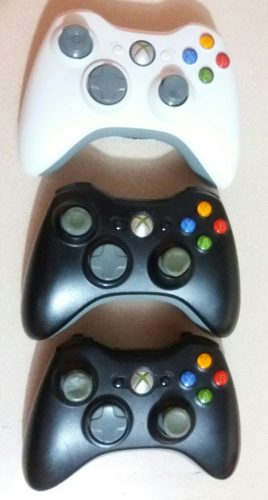 Controles Inalámbricos Xbox 360 Blanco Y Negro Original