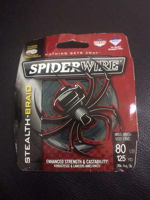 Nylon Multifilamento Marca Spider Wire 80 Lbs Peso 36.2.