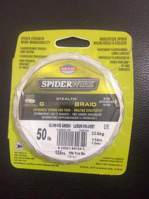 Nylon Multifilamento Spider Wire 50 Lbs 114m Braid