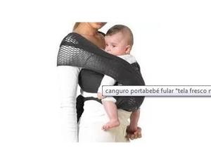 Porta Bebe Y/o Canguro Ergonómico Y Fresco Fular