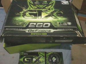 Tarjeta Video Geforce Nvidia Gtx 260 Sli Gddr3 Acepto Cambio