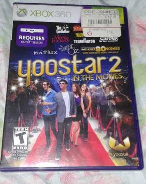 Yoostar 2 In The Movies 100% Original Xbox 360 Kinec