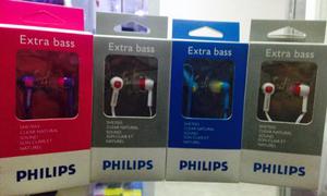 Audífonos Phillips Para Celulares Extra Bass.