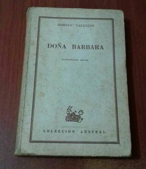 Libro Doña Barbara De Romulo Gallegos