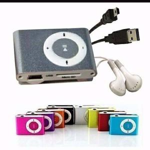 Reproductor Mp3 Shuffle Ranura Micro Sd Hasta 16gb Hd